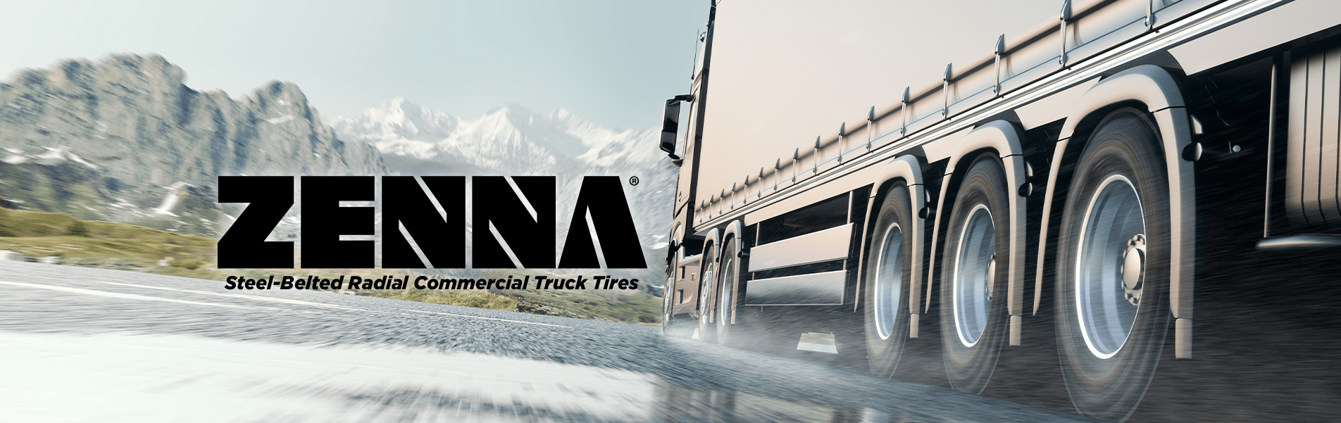 Zenna steel-belted commercial truck tires